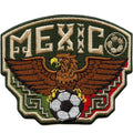 Soccer Eagle Aztec Patch Mexico Sports Fan Embroidered Iron On