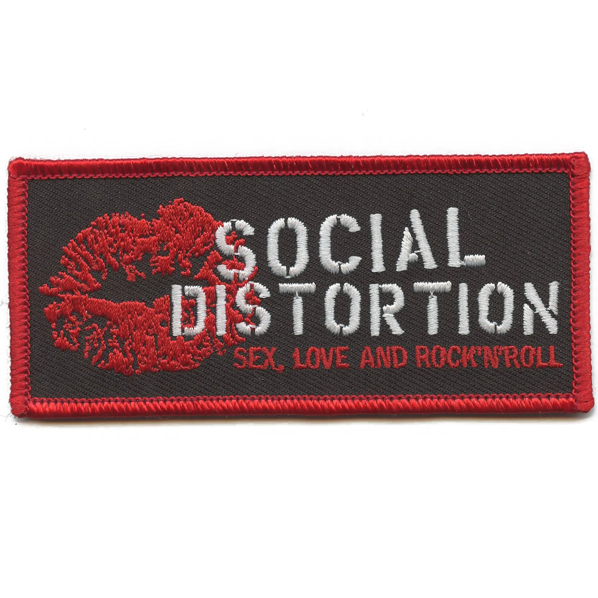 Patch avec logo Social Distortion Little Monster Rock brodé à repasser