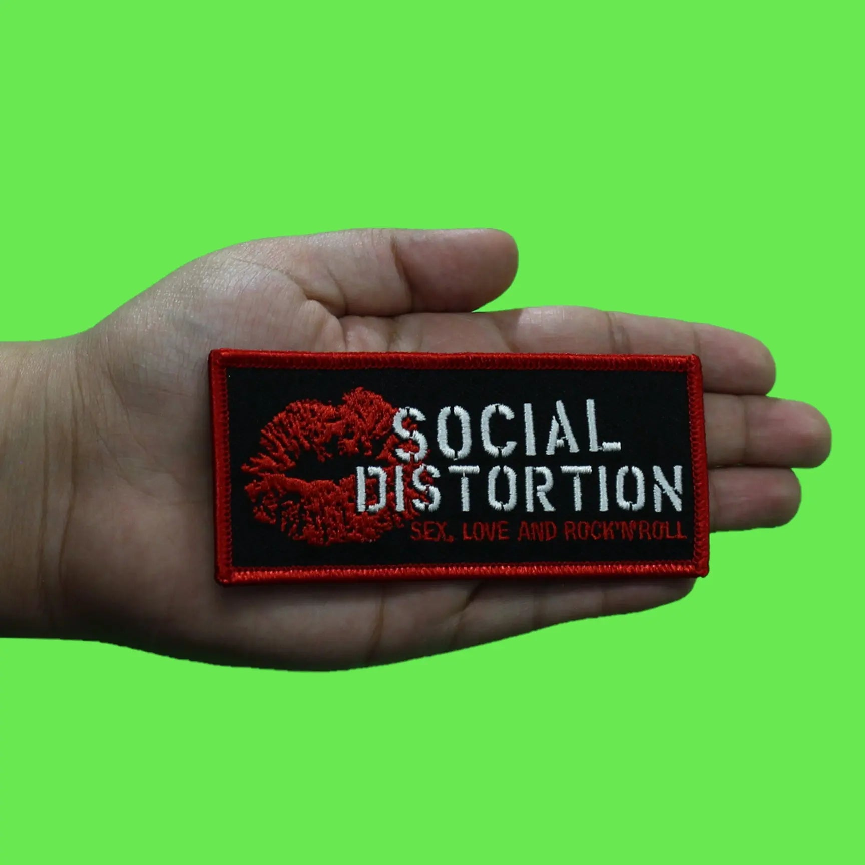 Social Distortion Sex Patch Love Rock N' Roll Embroidered Iron On