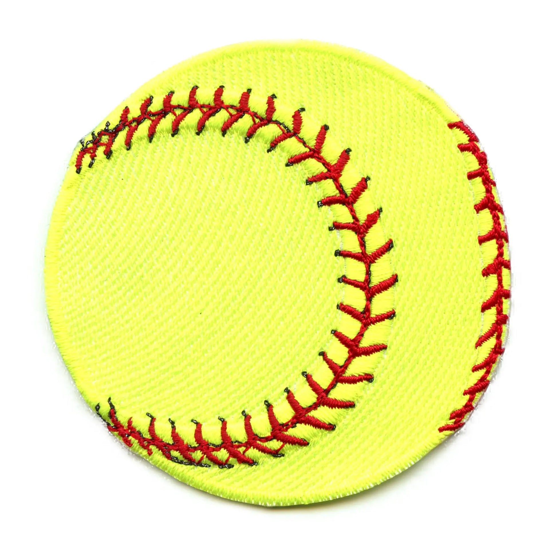 Softball Sports Ball Patch Team Underhand Pitch Embroidered Iron On