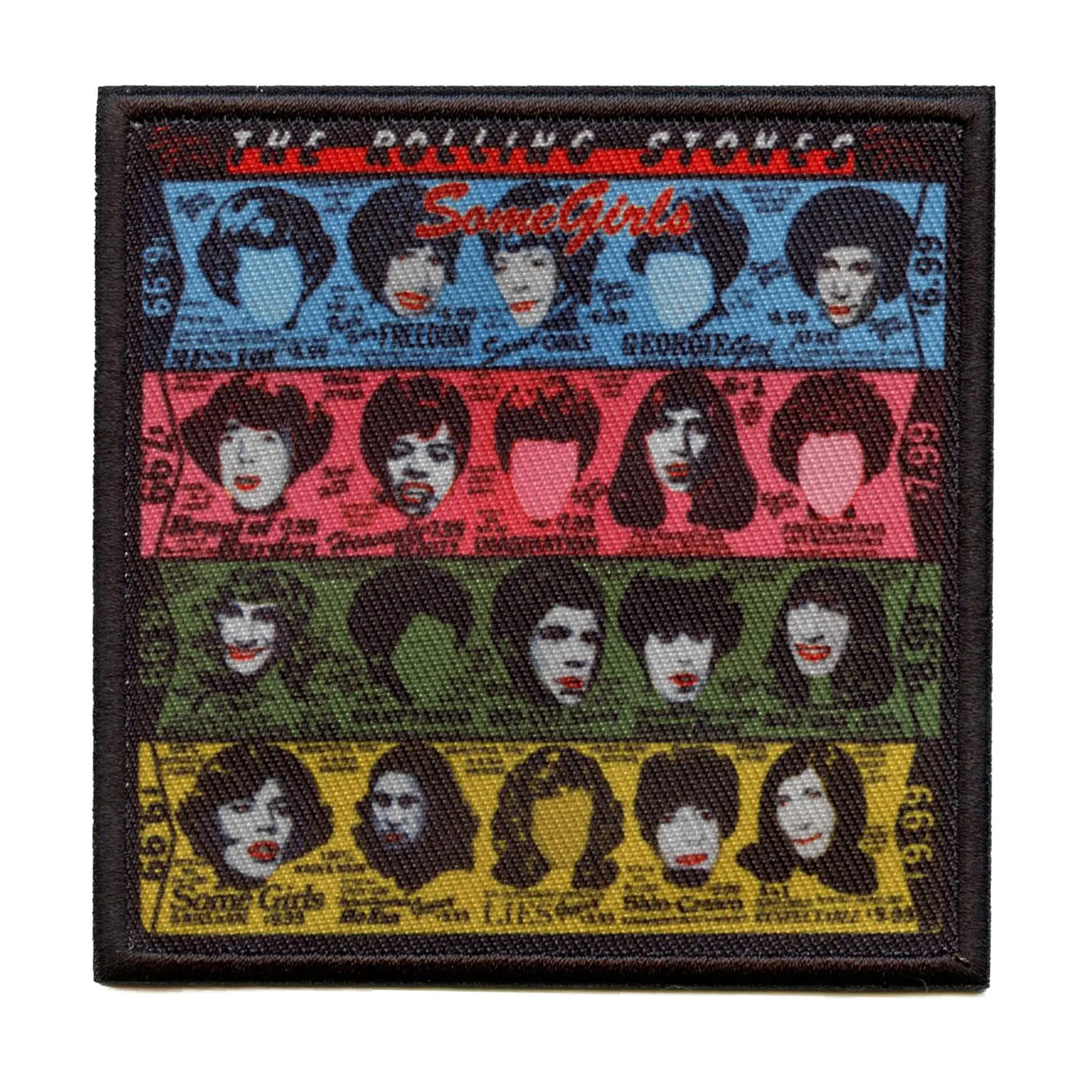 Some Girls Album Cover Patch Rolling Stones Classic Sublimated Iron On ...