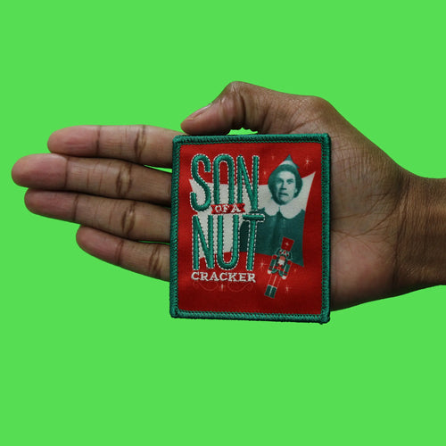 Son Of a Nutcracker Patch Elf Christmas Movie Embroidered Iron on