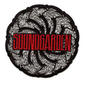 Soundgarden Black & White Swirl Logo Patch Seattle Rock Band Embroidered Iron On