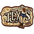 South Texas Cowgirl Patch Western Country Aesthetic Embroidered Iron On