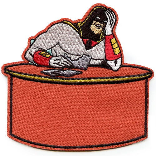 Space Ghost Coast to Coast Sigh Pose Patch Cartoon Network Animation Embroidered Iron-On