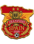 Spain Soccer 2026 Patch Travel Sport Champions Embroidered Iron-On