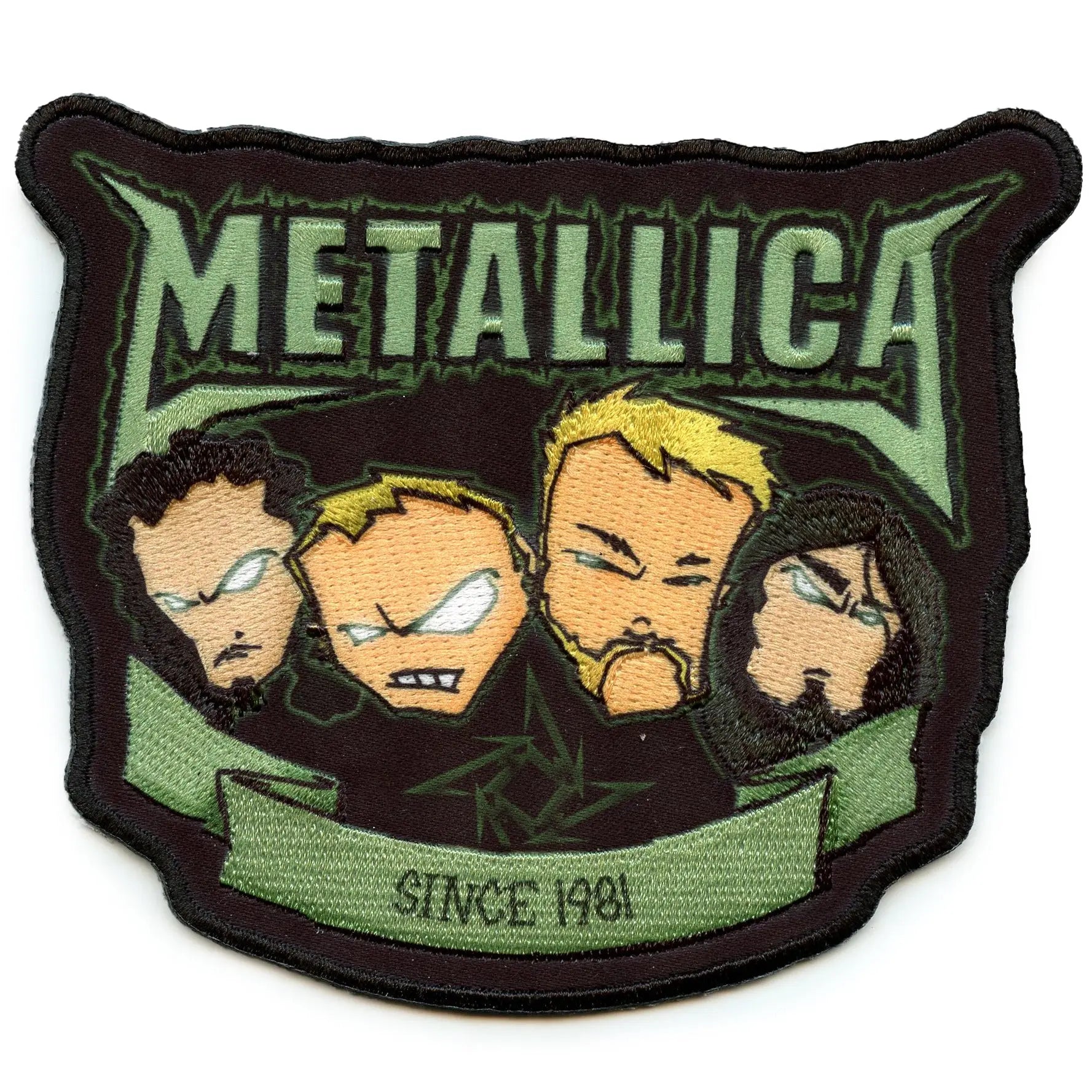 Squindo Since '81 Patch Metallica Heavy Metal Sublimation Embroidered Iron-On