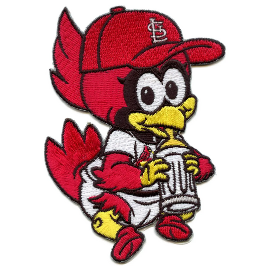 St. Louis Cardinals Team Baby Mascot 'Fredbird' Self-Adhesive Patch