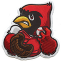 St. Louis Missouri Mascot PhotoPatch Baseball Red Bird Parody Embroidery Iron On