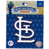 St. Louis Cardinals STL White Letter Logo Script Patch Embroidered Iron On