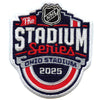 2025 NHL Stadium Series Game Jersey Patch Columbus Blue Jackets Detroit Red Wings