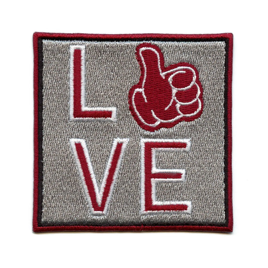 State Of Texas College Love Iron On Patch