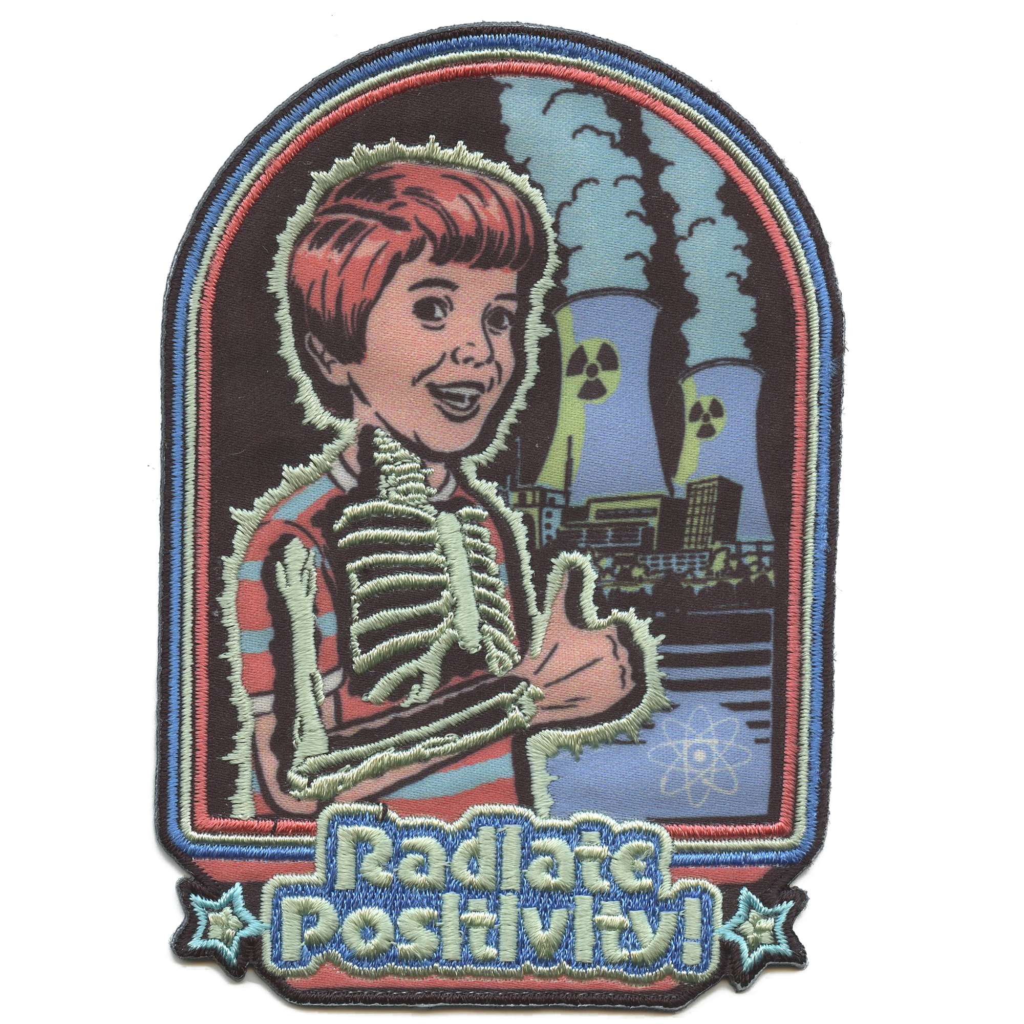 Steven Rhodes Art Patch Radiate Positivity Sublimated Embroidery Iron On