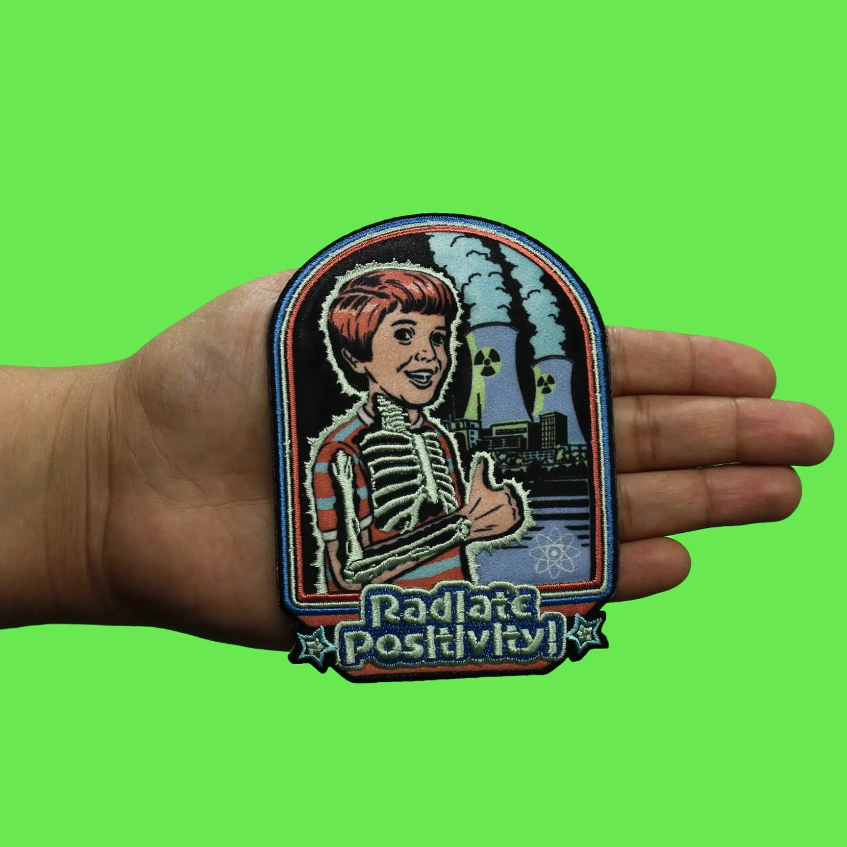 Steven Rhodes Art Patch Radiate Positivity Sublimated Embroidery Iron On