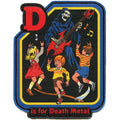 Steven Rhodes Death Metal Patch Grim Reaper Retro Sublimation Iron-On