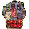 Patch d'artiste Steven Rhodes Casual Friday Alien Devil Reaper Broderie sublimée thermocollante