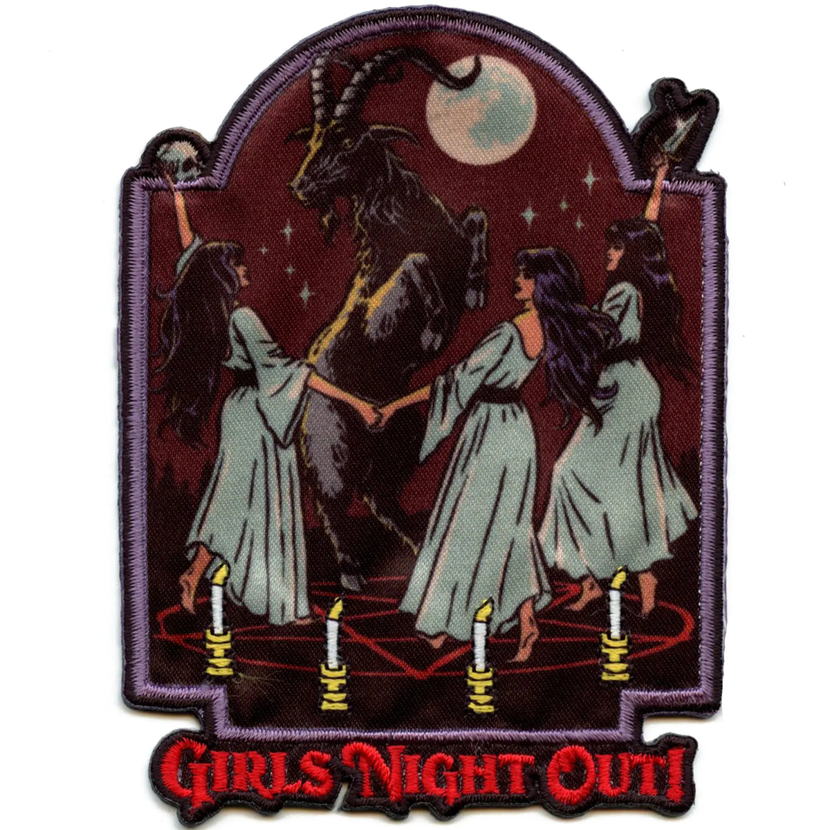 Steven Rhodes Patch Girl's Night Out Sublimated Embroidery Iron-On ...
