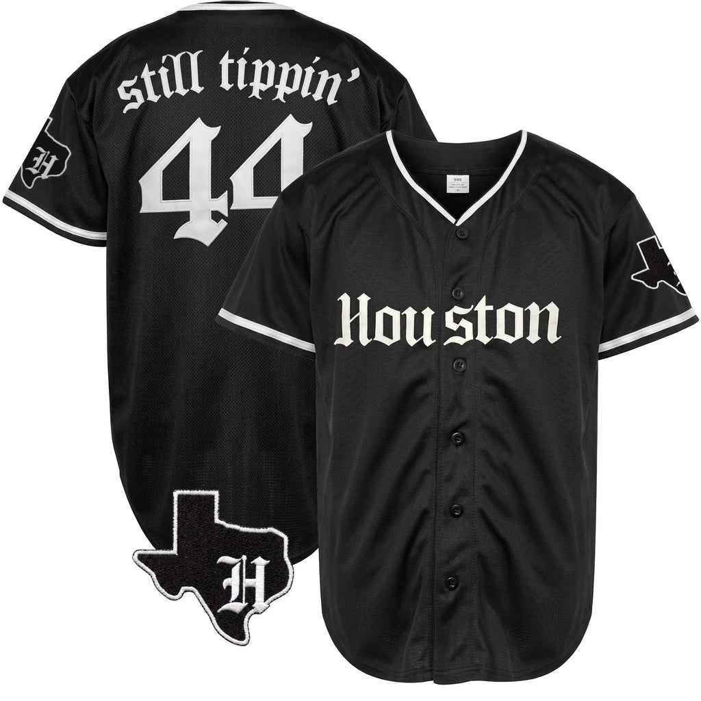 Still Tippin 44 Houston Texas Black Jersey