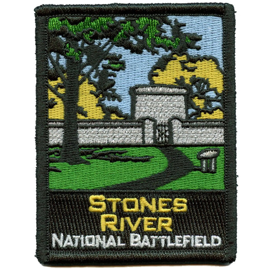 Stones River National Battlefield Patch Souvenir American Park Embroidered Iron On
