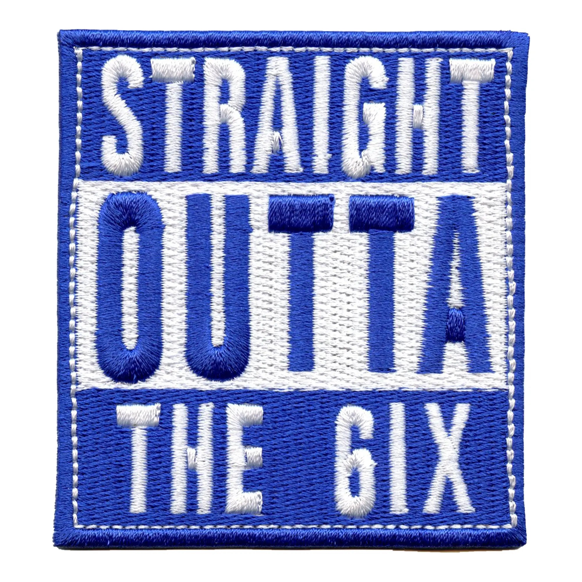 Straight Outta The 6ix Patch Canadian Pride Embroidered Iron On
