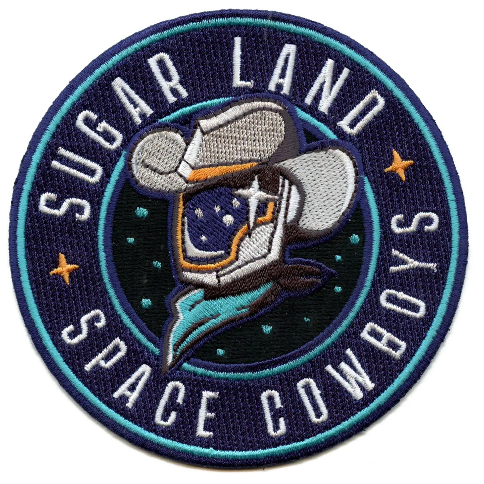 Sugar Land Space Cowboys Patch Houston Baseball Team Embroidered Iron On