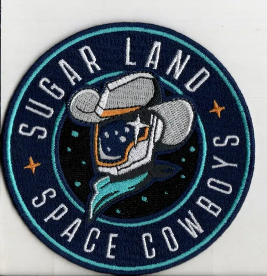 Sugar Land Space Cowboys Patch Houston Baseball Team Embroidered Iron On