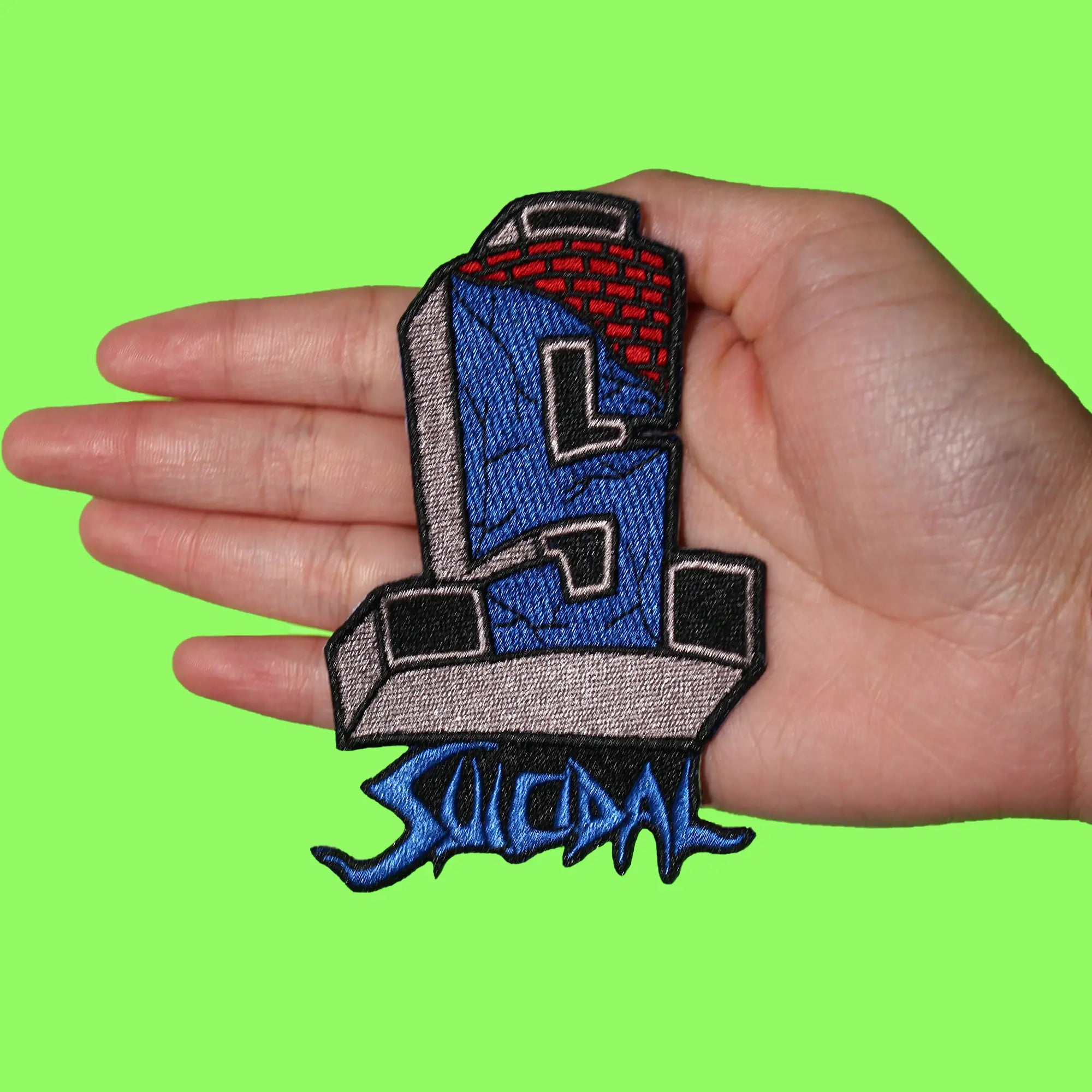 Suicidal Tendencies Brick Patch Punk Rock Band Embroidered Iron On
