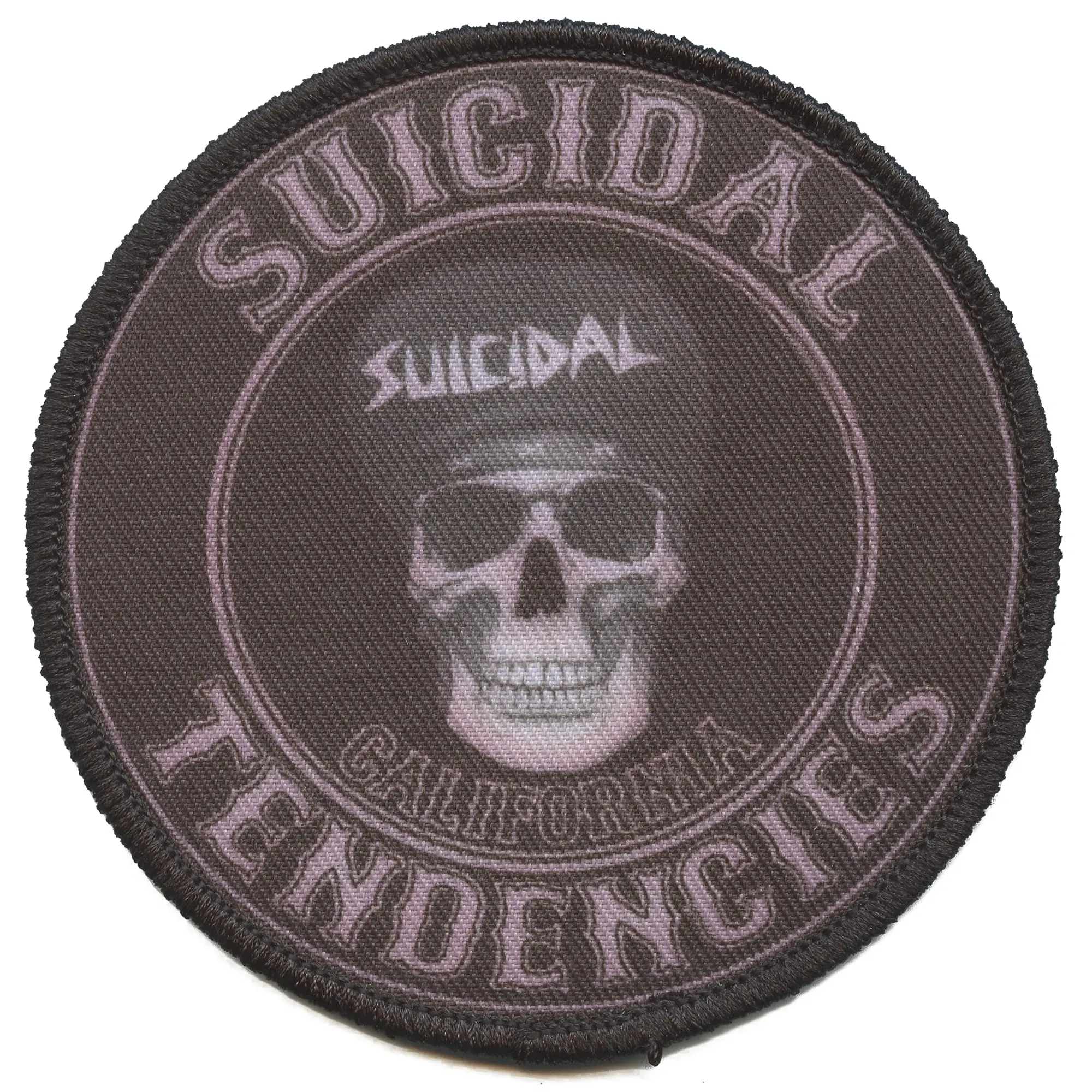 Suicidal Tendencies Skull Patch California Punk Band  Embroidered Iron On