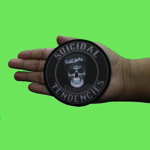 Suicidal Tendencies Skull Patch California Punk Band  Embroidered Iron On