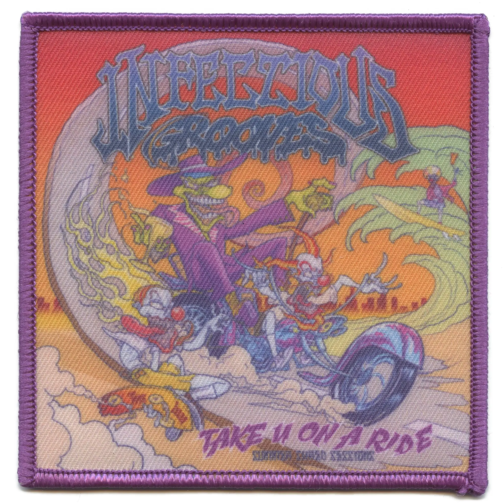 Suicidal Tendencies Punk Band Patch Take You On A Ride Embroidered Iron On