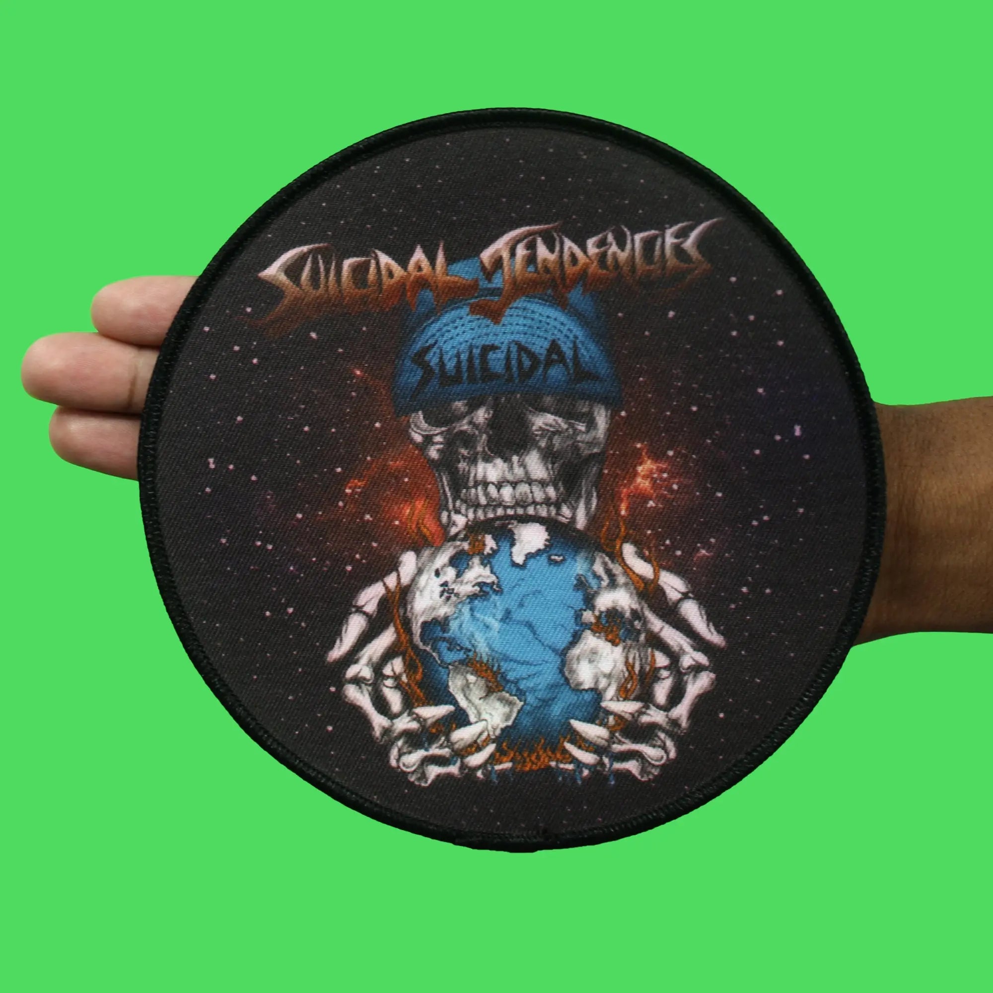 Suicidal Tendencies World Gone Mad Punk Band Embroidered Iron On