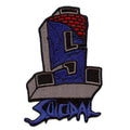 Suicidal Tendencies "S" Brick Rock Patch Embroidered Iron On