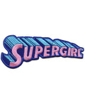 Supergirl Script Logo Patch DC Comics Embroidered Iron On