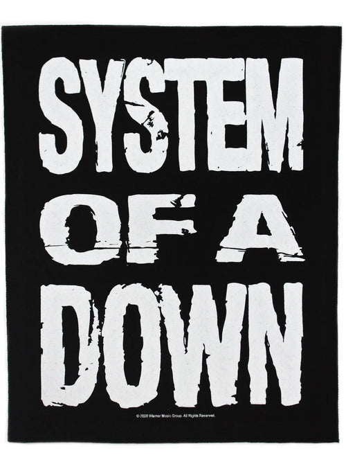 System Of A Down Patch Metal Band Album XL DTG Printed Sew On