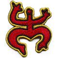 Taíno Coquí Frog Symbol Patch Indigenous Nature Petroglyph Embroidered Iron On