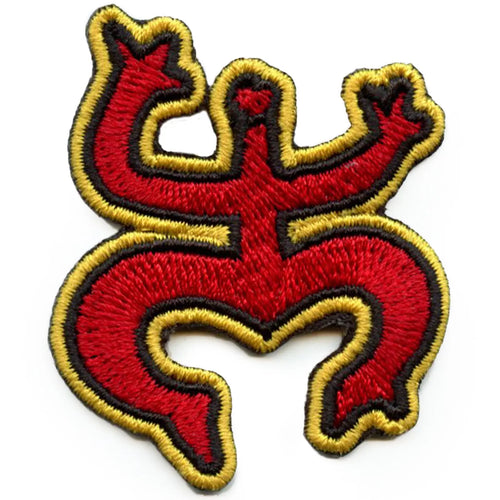 Taíno Coquí Frog Symbol Patch Indigenous Nature Petroglyph Embroidered Iron On