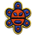 Taíno Sun Symbol Patch Profound Cultural Emblem Embroidered Iron-On
