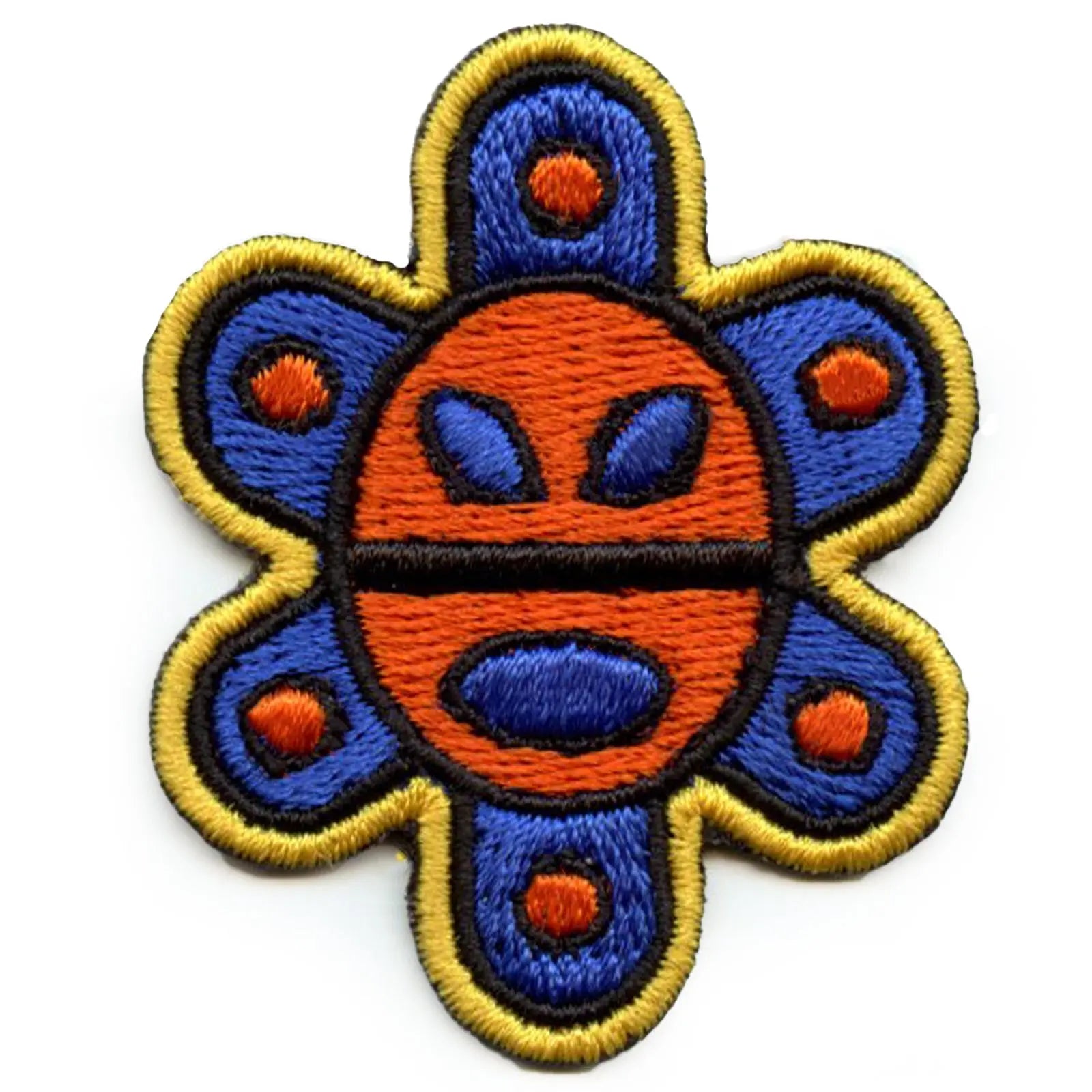 Taíno Sun Symbol Patch Profound Cultural Emblem Embroidered Iron-On