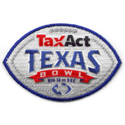 TaxAct Texas Bowl Game Jersey Patch Texas A&M Aggies Oklahoma State Cowboys (2023)