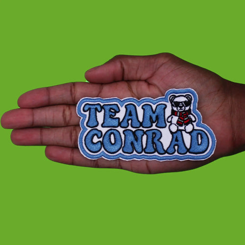 Team Conrad Stuffed Animal Patch Summer Love TV Show Embroidered Iron On