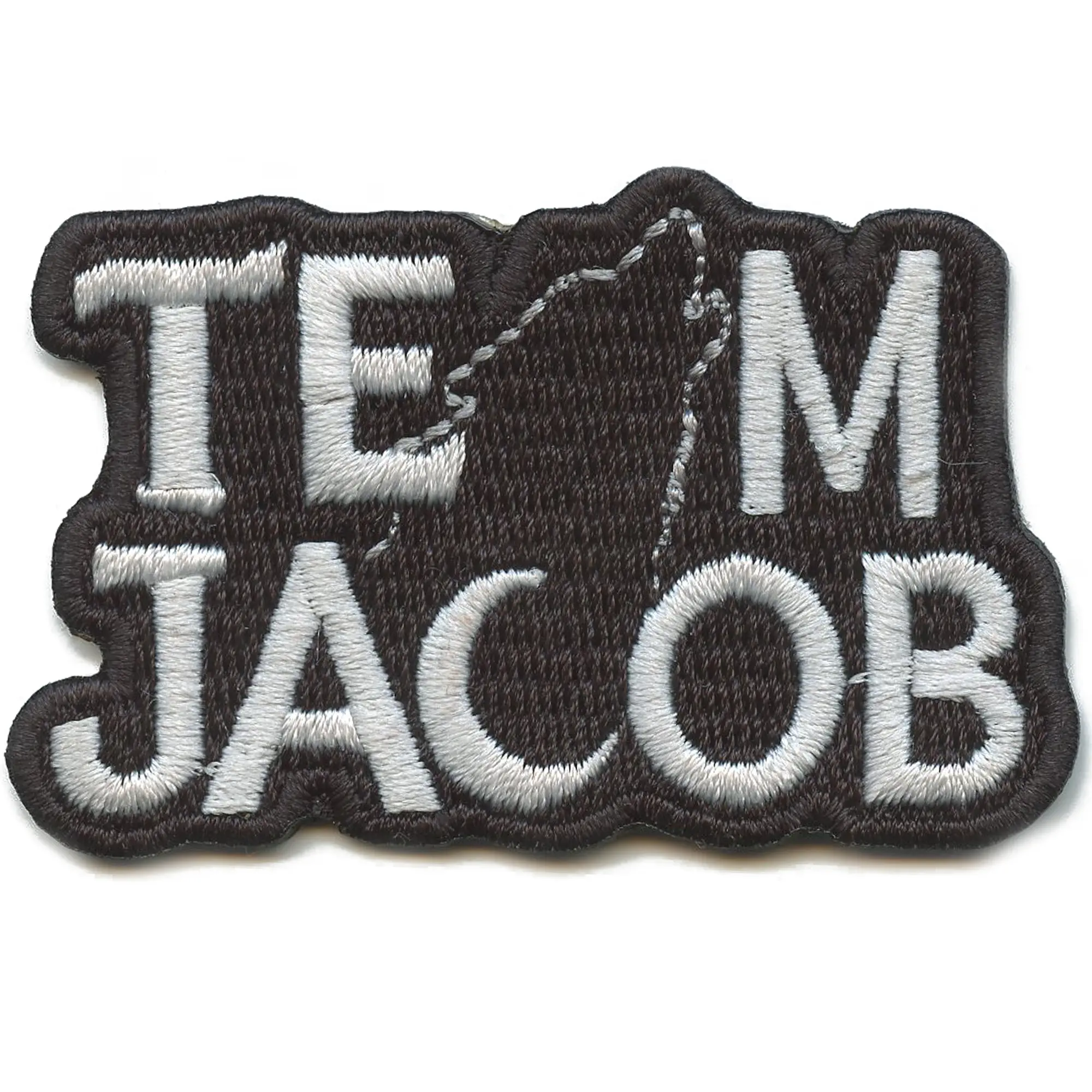 Team Jacob Script Patch Vampire Werewolf Howl Embroidered Iron On
