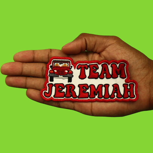 Team Jeremiah Beach Patch Summer TV Show Embroidered Iron On