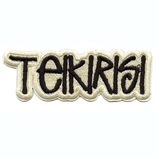 Teikirisi Slang Script Patch Hispanic Meme Culture Embroidered Iron On (Copy)