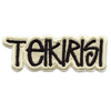 Teikirisi Slang Script Patch Hispanic Culture Embroidered Iron On Take It Easy