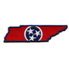 Tennessee State Flag Patch Travel Souvenir Map Embroider Iron On