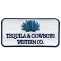 Tequila And Cowboys Patch Liquor Drink Embroidered Iron On
