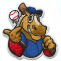 Texas Arlington Mascot PhotoPatch Baseball Horse Parody Embroidery Iron On