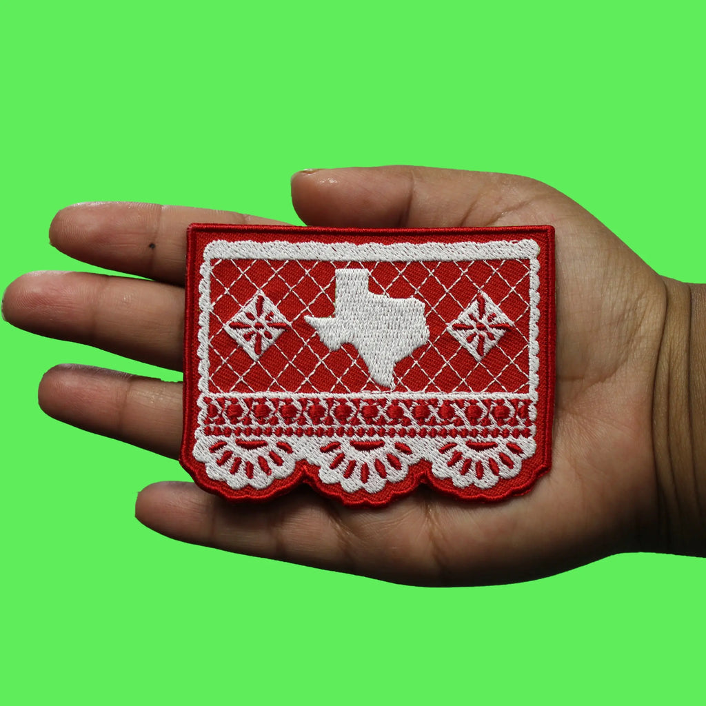 Texas Hispanic Heritage Banner Patch Baseball Fan Collectable Embroidered Iron-On