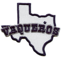 Patch brodé Texas Vaqueros State Dallas Sports Football Fan Iron On