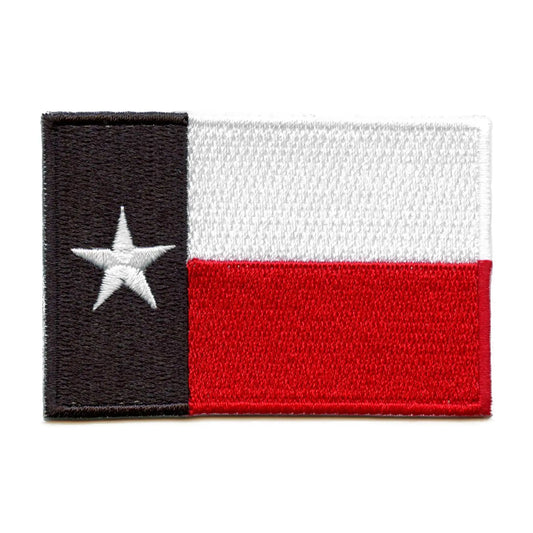 Texas College Flag Patch Colors Pride University Embroidered Iron On